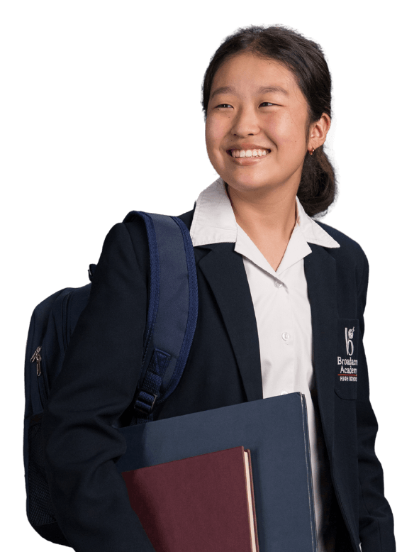 A Broadacres Academy High School student