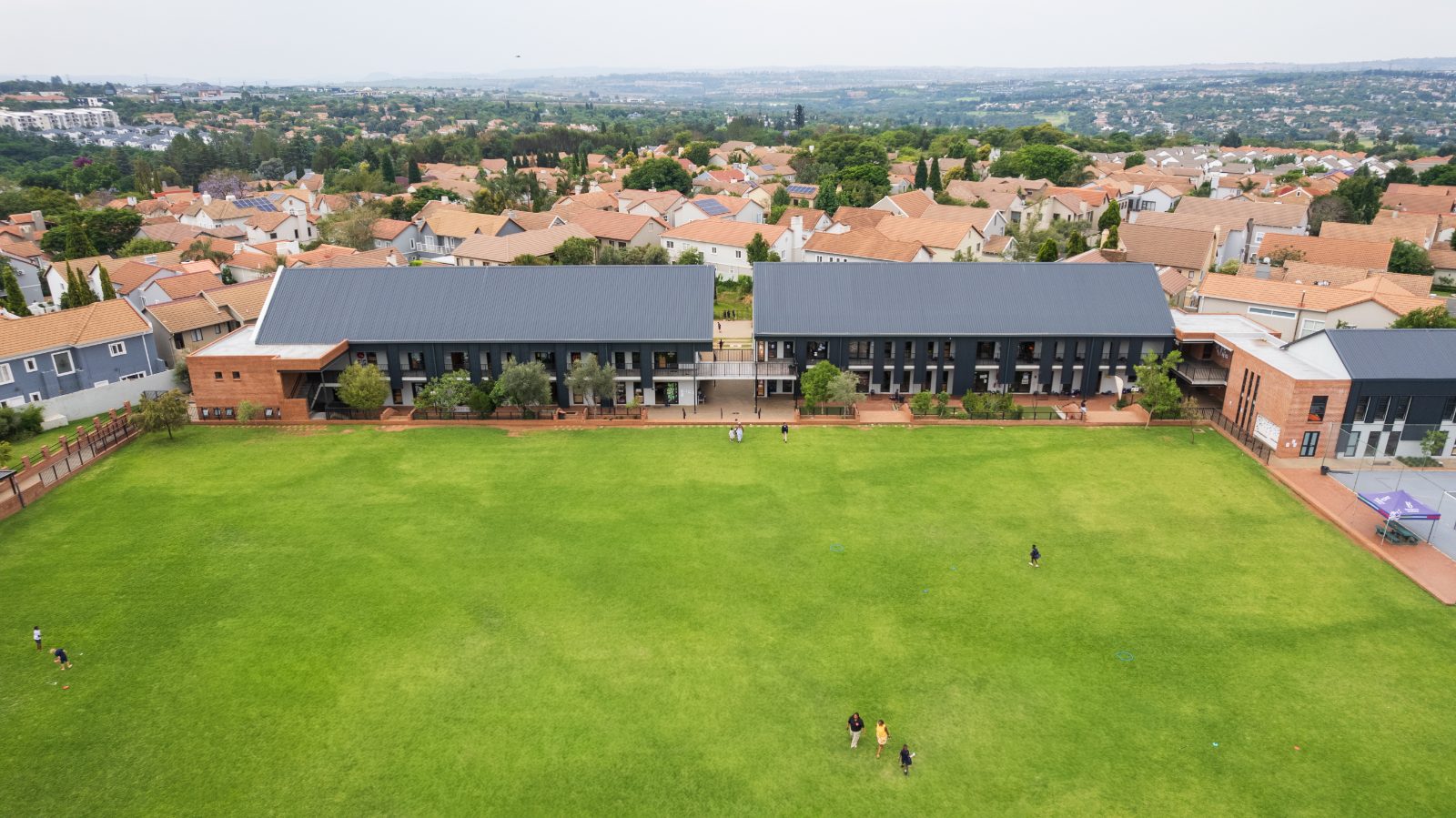 The Syringa campus from above