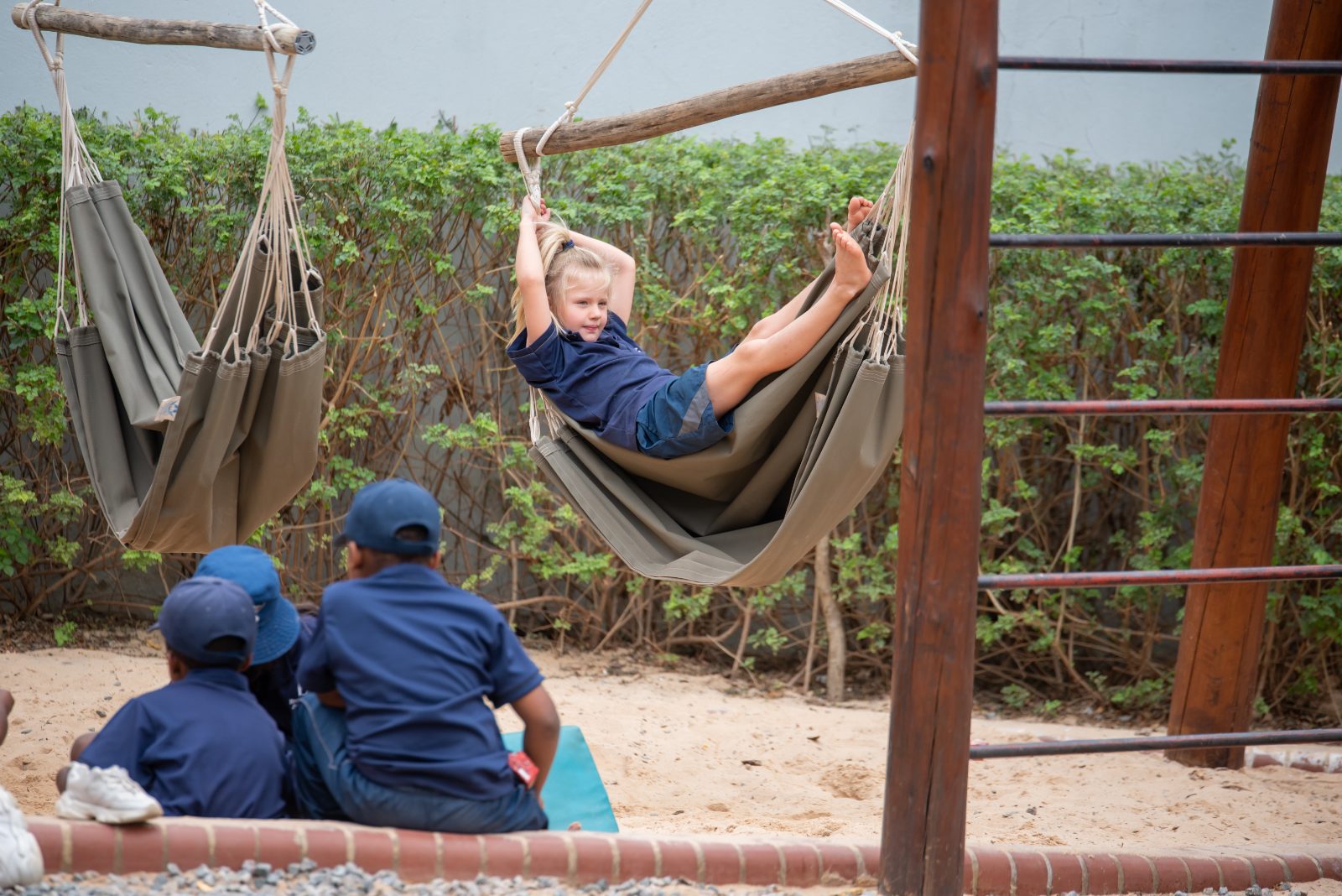 A quiet moment in the hammocks
