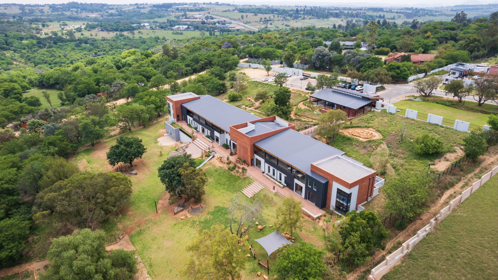 The Chartwell campus from above